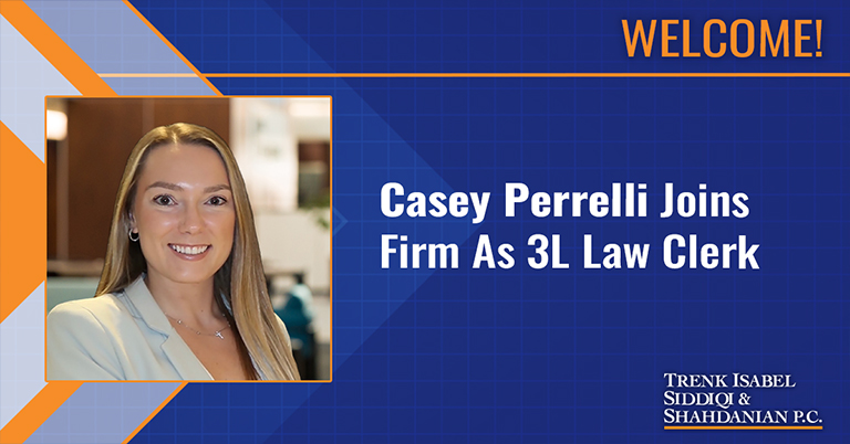 Casey Perrelli Joins Firm As 3L Law Clerk