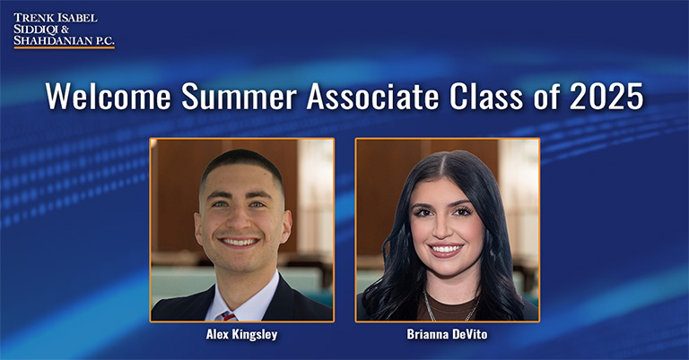 Welcome Summer Associate Class of 2025