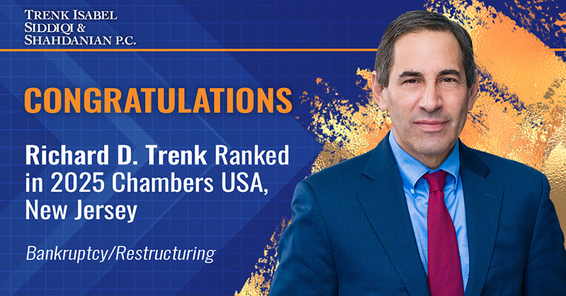 Richard D. Trenk Ranked in 2025 Chambers USA, New Jersey